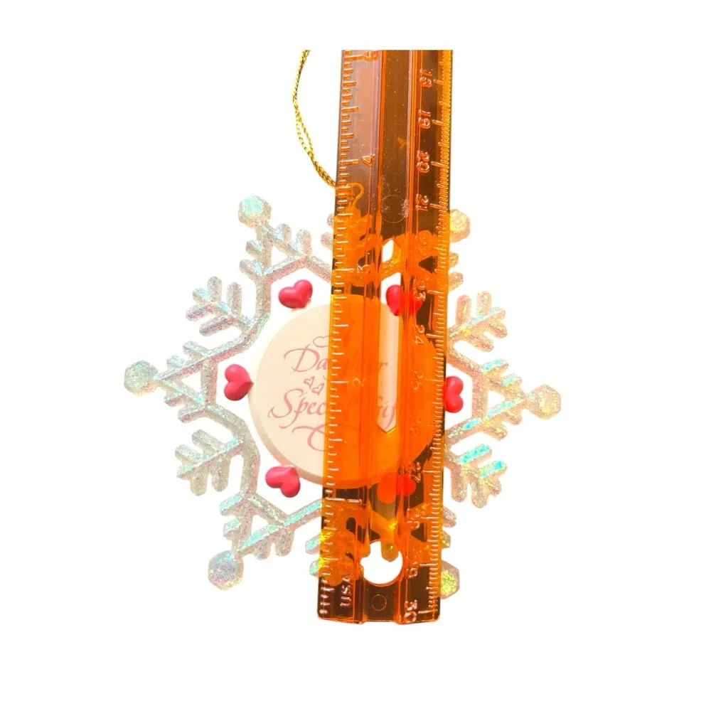 Forget Me Not collectible Christmas Ornament - Merry Christmas Daughter 1994